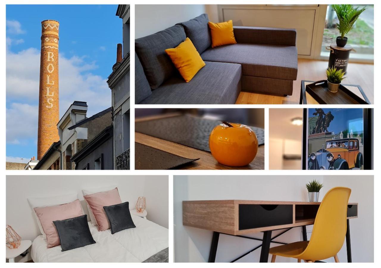 "Le Roll'S" - 1 Chambre - 5 Couchages - Calme - Terrasse - Parking Prive Tours Luaran gambar