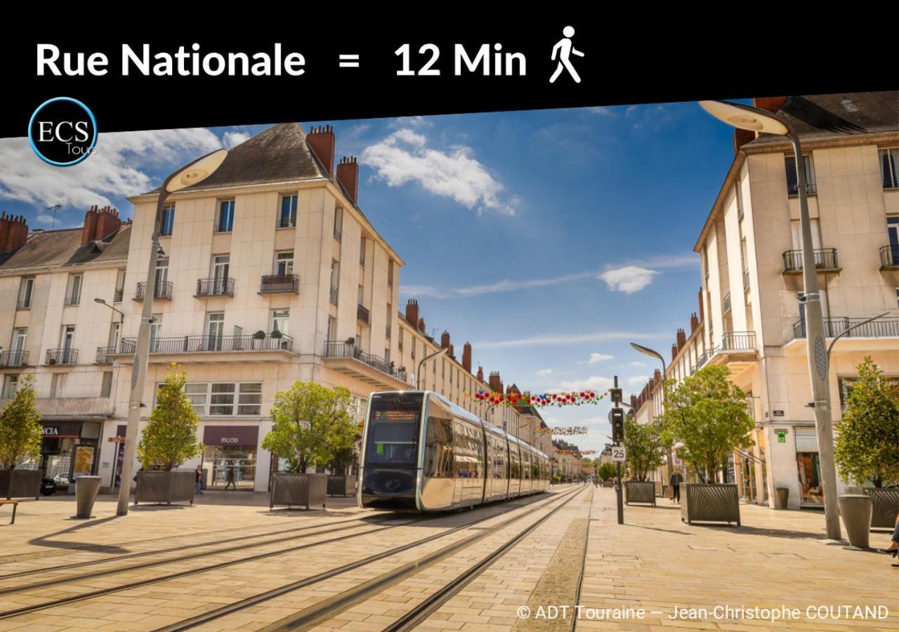 "Le Roll'S" - 1 Chambre - 5 Couchages - Calme - Terrasse - Parking Prive Tours Luaran gambar